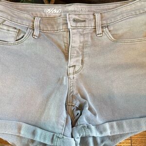 Mossimo Supply Co. Women's Jean Shorts - Light Gray